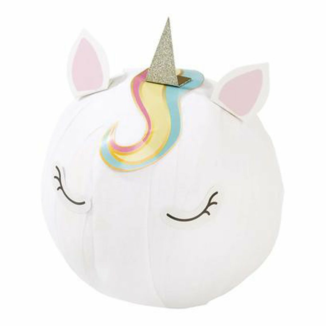 We Heart Unicorn Face Plates Wonderball Children's Party Table Decorations Games