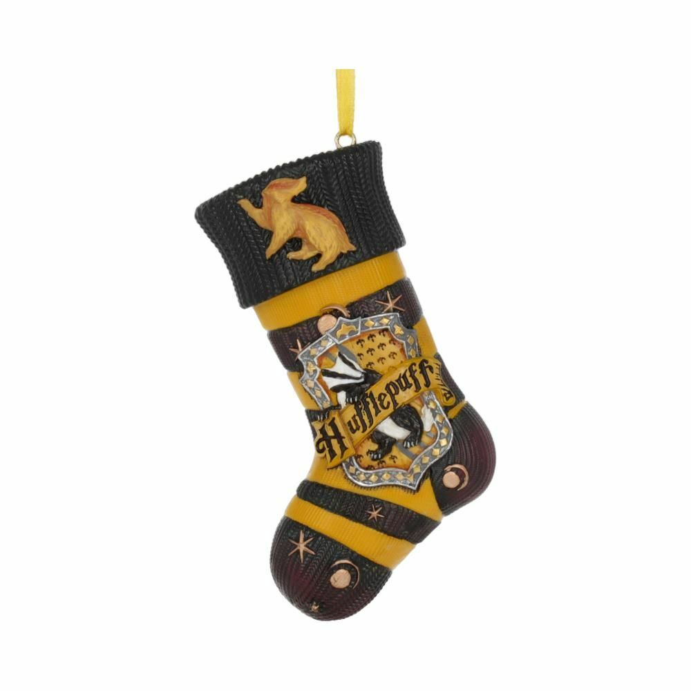 Harry Potter Range Christmas Tree Bauble Ornament - Officially Licensed Product - Hufflepuff Stocking 10cm