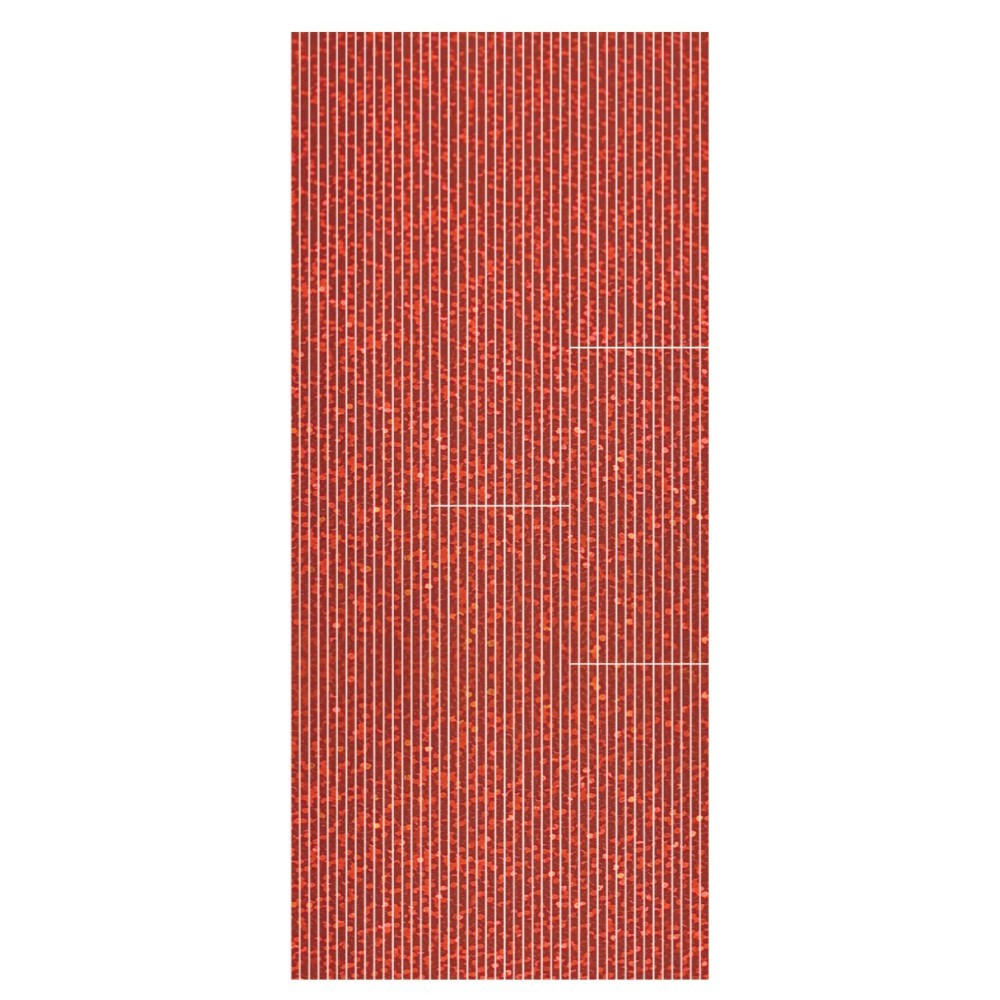 Lines Border Line Diamond Sparkle Peel Off Sticker Edge Craft Stickers - Red