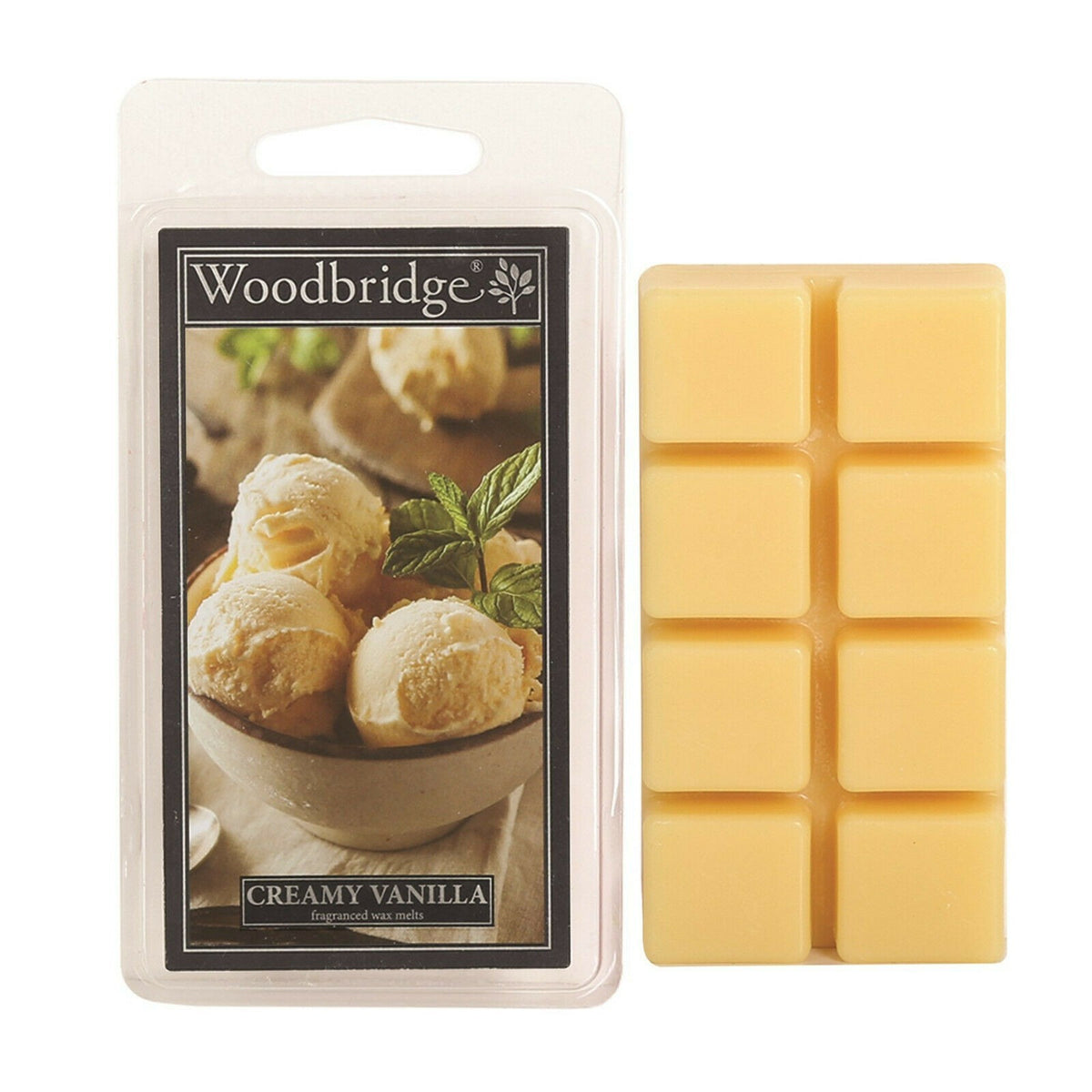 Woodbridge Scented Wax Melts - Melt Burn Time: Up to 16 Hours Per Segment - Creamy Vanilla