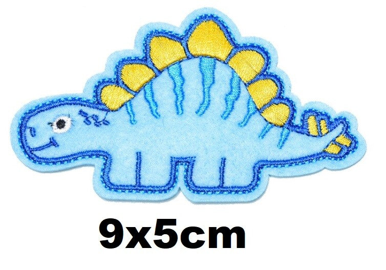 Cartoon Dinosaur Animal Kids Embroidered Patch Applique Sew or Iron on Patches - 4