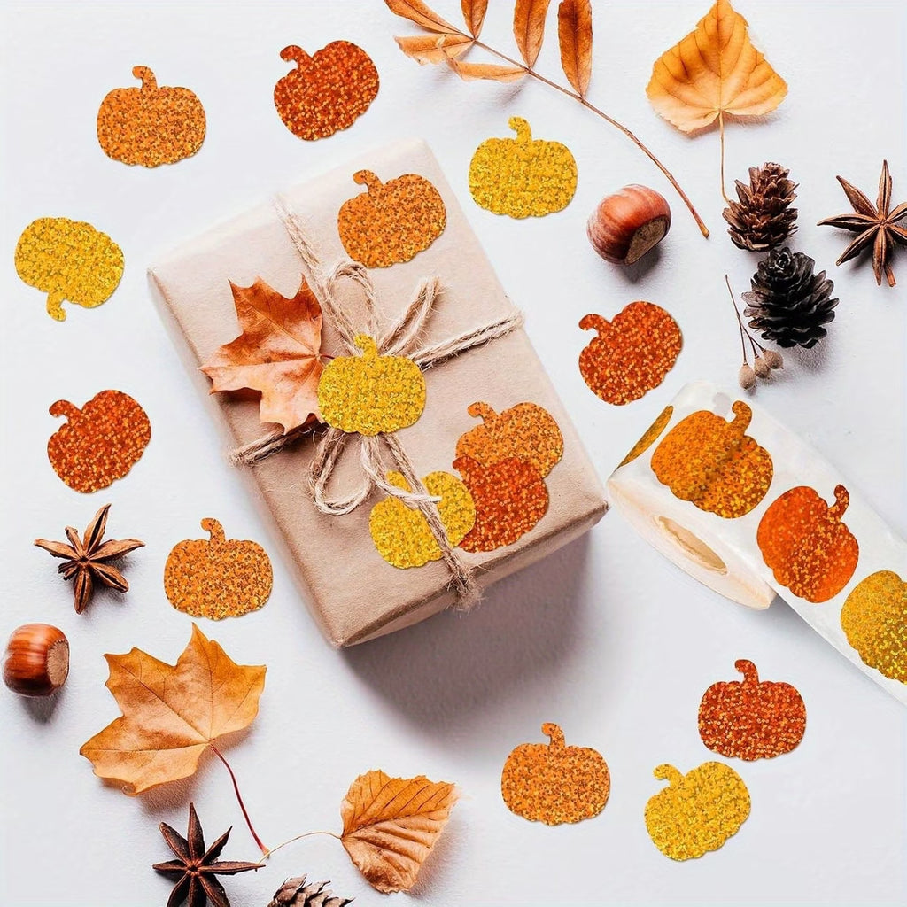 Pumpkin Fall Halloween Autumn Peel & Stick Labels Stickers Craft Sticker