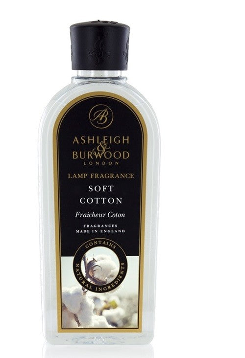 Ashleigh Burwood Catalytic Lamp Oil Fragrance Burner Refill Bottle Free Delivery - Soft Cotton