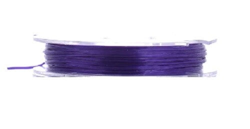 10m Colour Elastic Stretchy Thread Beading Cord String Jewellery Bracelet Making - Dark Blue