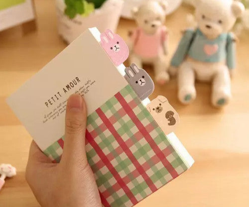 To Do List Sticky Index Tab Notes Memo Cat Dog Panda Rabbit Adhesive Pad Label