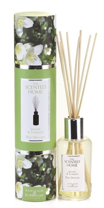 Ashleigh & Burwood The Scented Home Reed Diffuser 150ml Choice of Fragrance - Jasmine & Tuberose Diffuser 150ml