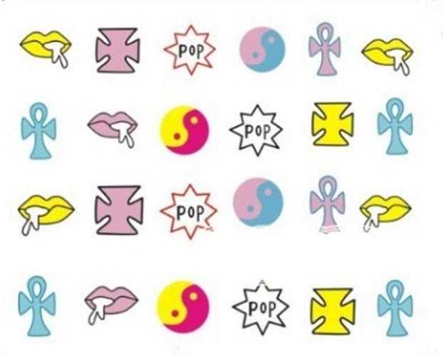 Nail Art Decals - Unicorn Cartoon Cute Water Transfers Kawaii Harajuku - Pop and Peace