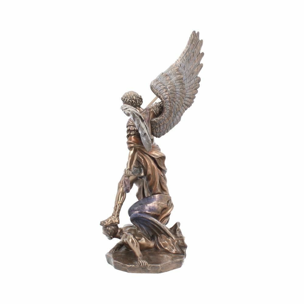 Bronzed Archangel Ornament Metatron Saint Michael Figurines Boxed Gift