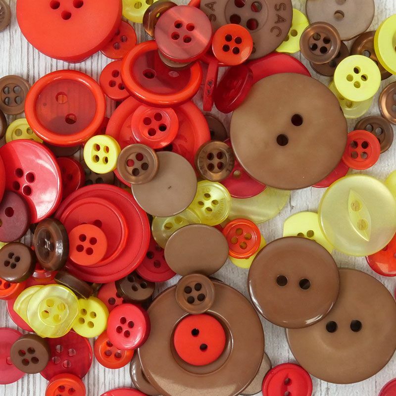 Jar of Buttons Assortment Button Button It! Craft Scrapbook Cardmaking Hunkydory