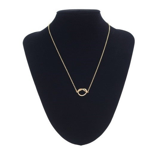 Infinity Knot Pendant Necklace Represents Love Friendship & Gift Bag