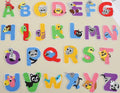 Kids Cartoon Letter Patch Iron on Alphabet Letters Embroidery Customise Animals