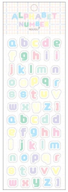 Self Adhesive Colourful Letters Number Alphabet Letter Numbers Craft Scrapbook - Alphabet Design 11