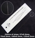 Beading Needle Stainless Steel Big Eye Collapsible Easy Thread - 4 Sizes