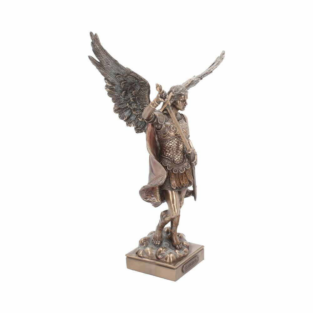 Bronzed Archangel Ornament Metatron Saint Michael Figurines Boxed Gift