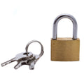 Brass Small Luggage Bag Suitcase Padlock Travel Set Travel Security