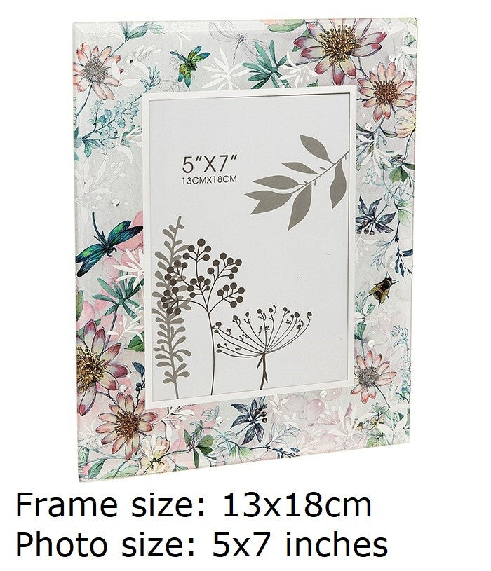 Photo Picture Frame Wedding Engagement Anniversary Memory Christmas Birthday - Mayfly Meadow Frame 5x7"
