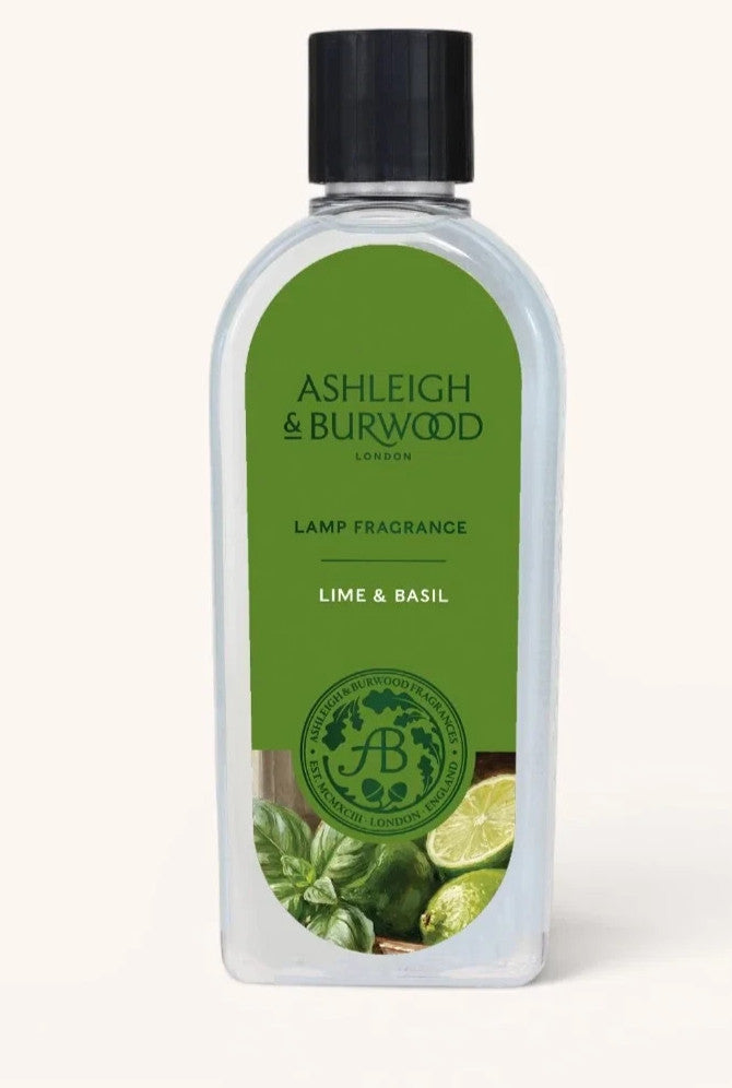 Lime & Basil 500ml Ashleigh & Burwood Lamp Oil Refill FREE UK DELIVERY