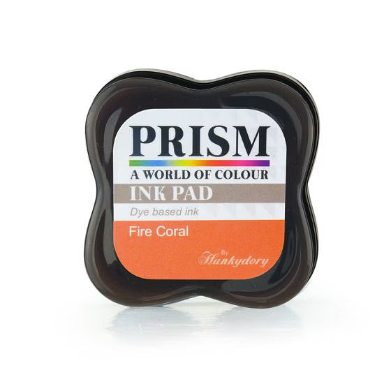 Ink Pad Craft Pigment for Paper Wood Fabric Scrapbook 51 Colours Art InkPad - Fire Coral