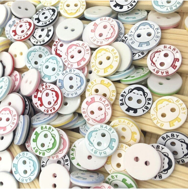 Baby Buttons Child Boy Girl Clothing Craft Knitting Shower Sewing Button 13mm
