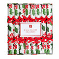 Christmas Crackers & Festive Saucer Crackers Botanical Holly Nutcracker Cracker - Botanical Holly Saucer Crackers 8 Pack