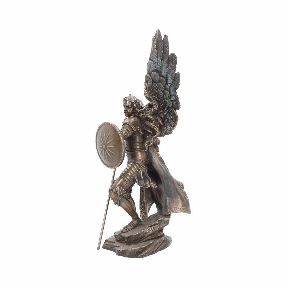 Bronzed Archangel Ornament Metatron Saint Michael Figurines Boxed Gift