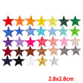200 x Star Iron On Patch Sew On Star 3cm Applique Patches - Mix of all Colours