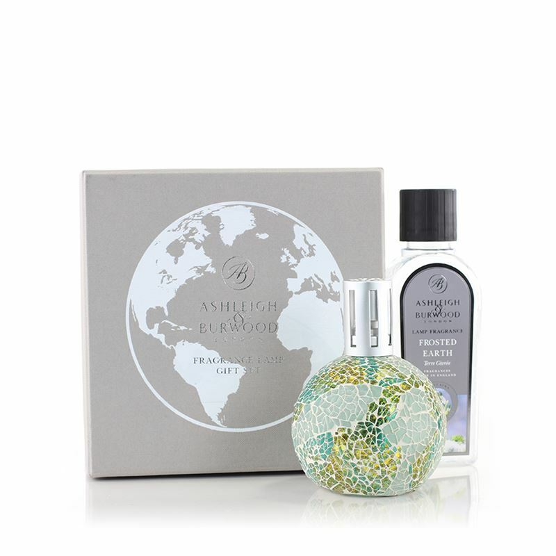 Ashleigh & Burwood Fragrance Lamp Catalytic Effusion Diffusion Lamp Gift Set - Frosted Earth Lamp Gift Set: Tidal Earth