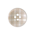 Eco Recycled Check Gingham Buttons Blue Pink Baby Knitting - 11.5mm, 15mm, 20mm - Beige