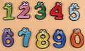 Cartoon Number Patch Patches Kids Iron on Sew on Numbers Embroidery Customise