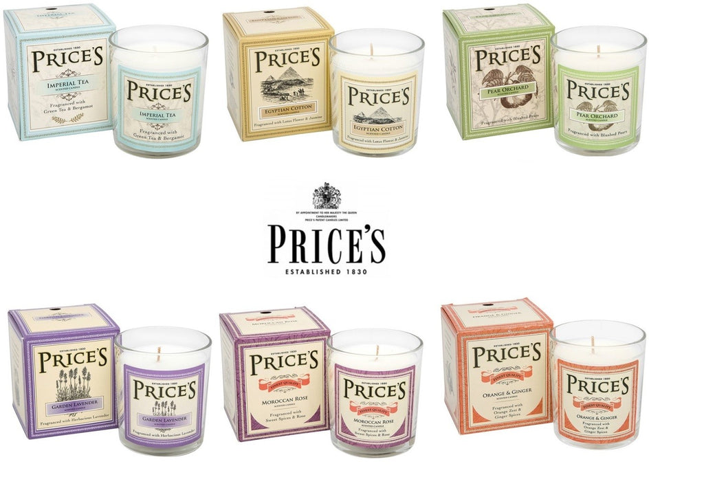 Price's Heritage Collection Candle Scented Premium Boxed Jar Candle 8.5x7.5cm