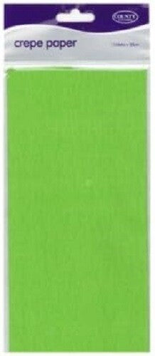 Crepe Paper Sheets 1.5 Meter x 50cm Party Decorations Craft Paper Roll Streamer - Light Green