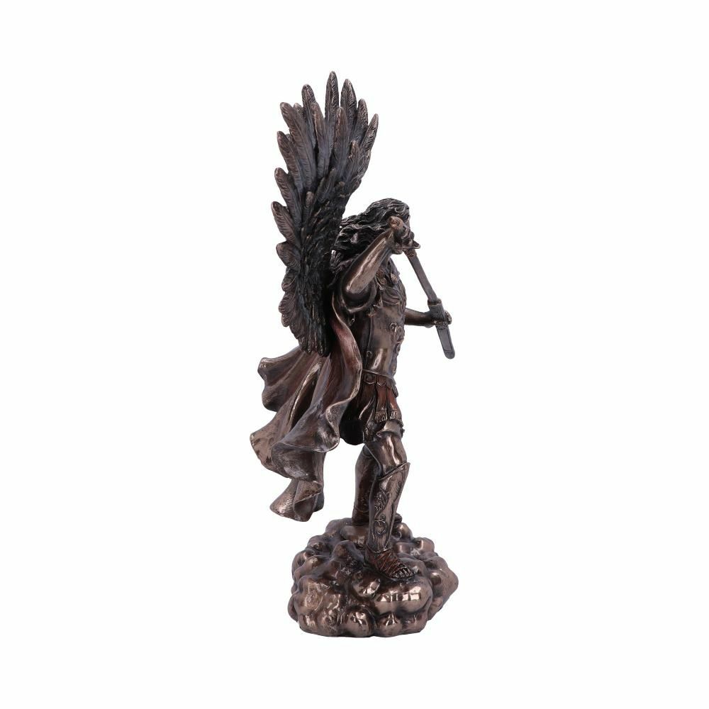 Bronzed Archangel Ornament Metatron Saint Michael Figurines Boxed Gift