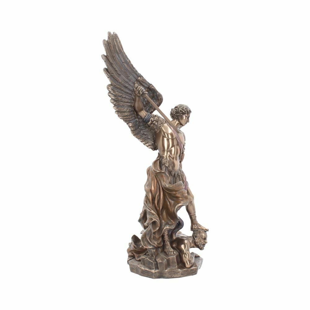 Bronzed Archangel Ornament Metatron Saint Michael Figurines Boxed Gift