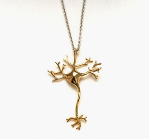 Neuron Necklace Statement Jewellery Science Pendant Necklace & Gift Bag