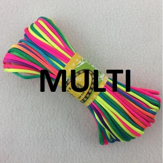 Cord Silky Satin Kumihimo Braiding Rattail Macrame 2mm Thick 5/10/20 Meter - Multicoloured