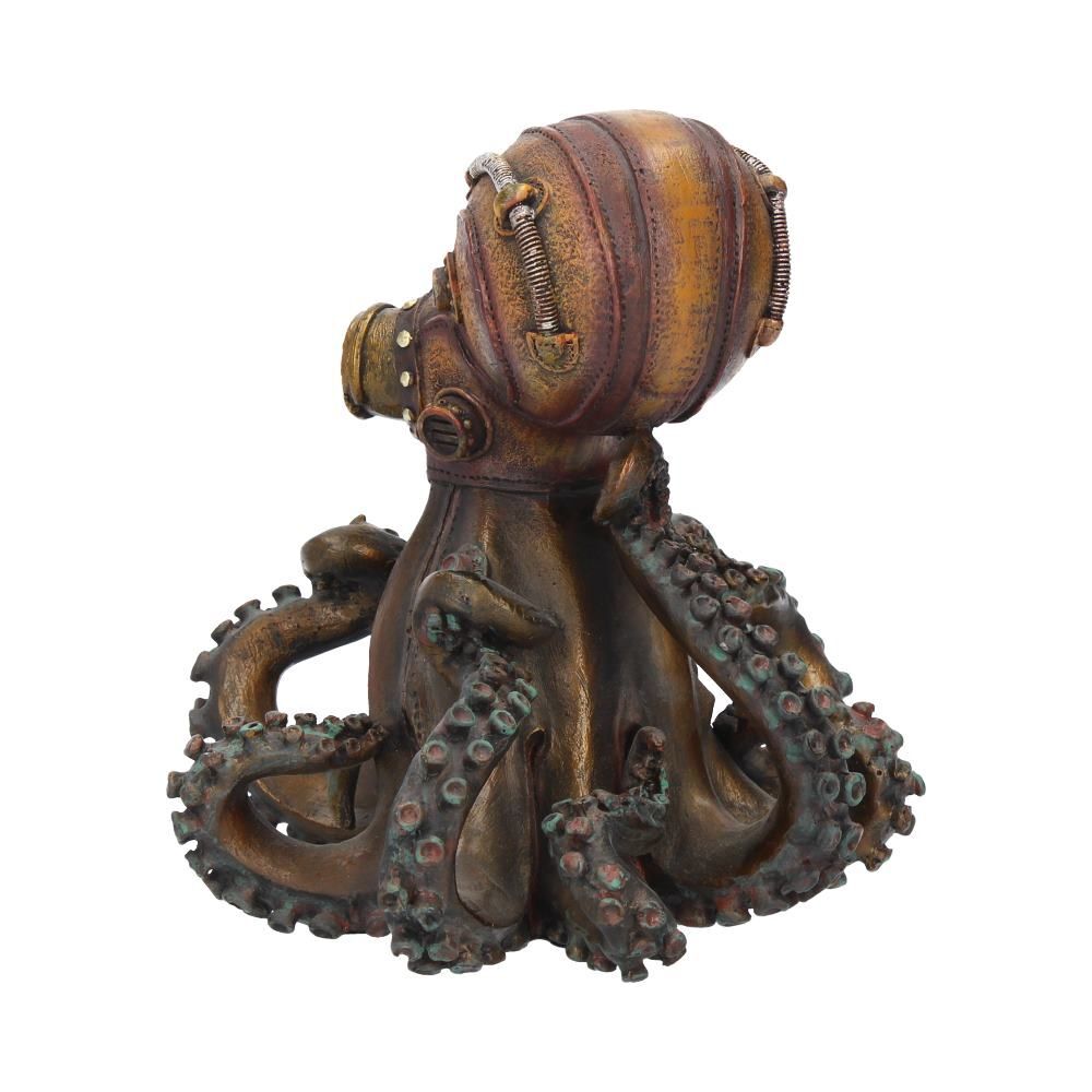 Steampunk Octopus Figurine - Octo Steam Kraken Octopus - Nemesis Now - 15cm