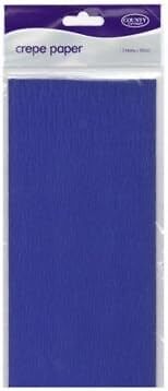 Crepe Paper Sheets 1.5 Meter x 50cm Party Decorations Craft Paper Roll Streamer - Blue
