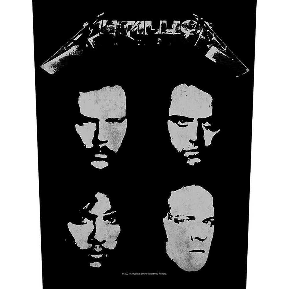 Large Metallica Back Patch Patches - Officially Licensed Merchandise - 35x26cm - Black Album - 35x26cm