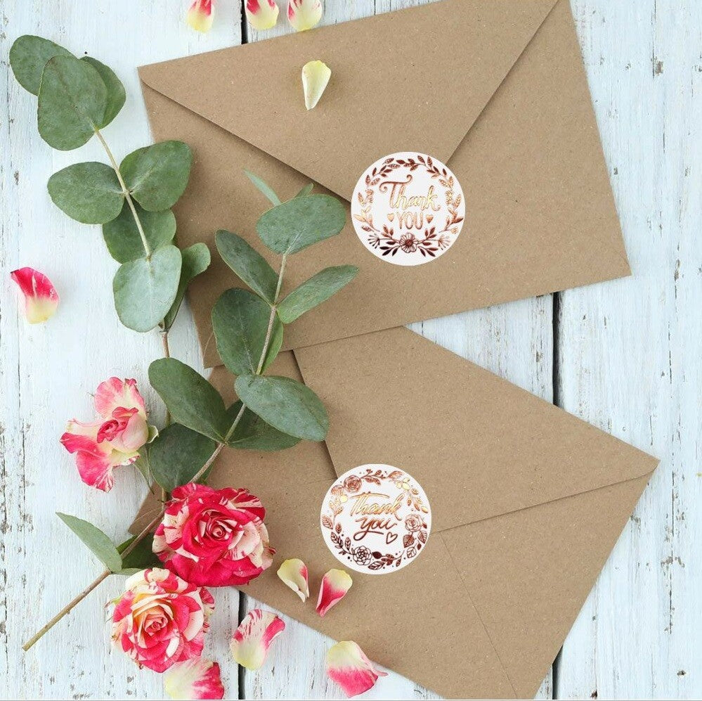 Thank you Sticker Label Gift Food Craft Stickers Labels Handmade 3.8cm / 38mm
