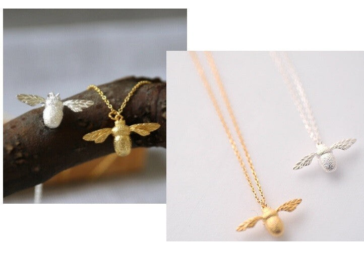 Bee Necklace & Gift Bag