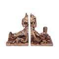Bronze Steampunk Octonium Bookends Mechanical Octopus Shelf Ends 26.5cm