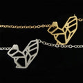 Origami Squirrel Bracelet Gold or Silver & Gift Bag
