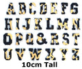 Camouflage Army Chenille Patch Letter Patches Sew on Alphabet Embroidery Patches