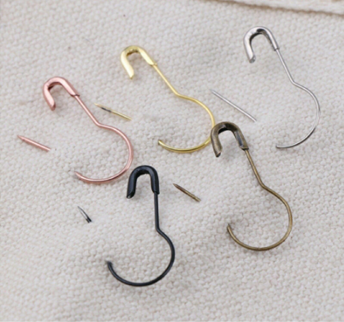 Stitch Markers Stitch Holders Knitting Crochet Metal Pins Mixed 5/10/25/50/100