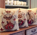 Royalty Forest Animals Fox Deer Hare Tapestry Cushion Covers 18" x 18"