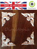 Exquisite Classic Wood Carved Corner Appliques 2 Sizes - Furniture Decor