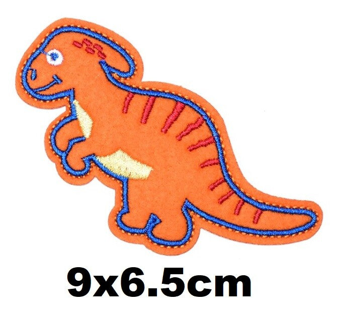 Cartoon Dinosaur Animal Kids Embroidered Patch Applique Sew or Iron on Patches - 11