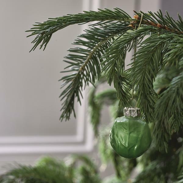 Glass Bauble Nutcracker Chilli Sprout Lucky Cat Christmas Tree Decoration