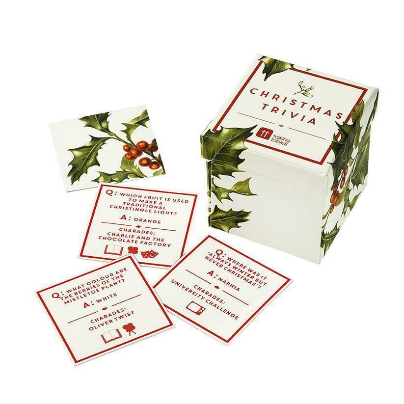 Christmas Games Bingo Trivia True False Fun Festive Party Dinner Table Game