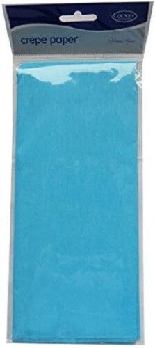 Crepe Paper Sheets 1.5 Meter x 50cm Party Decorations Craft Paper Roll Streamer - Turquoise